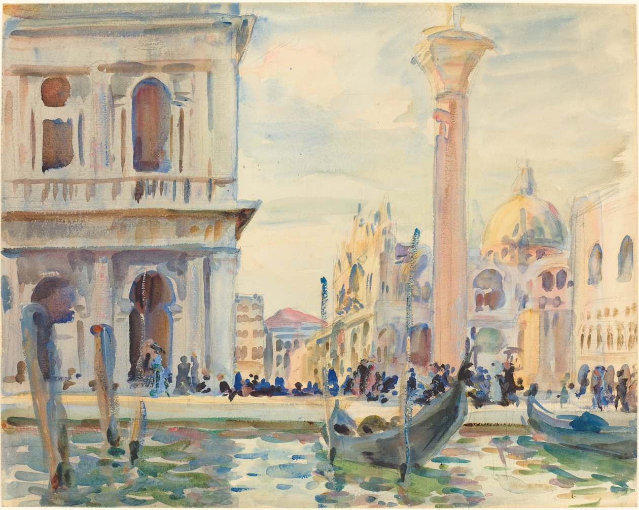 Piazzetta od John Singer Sargent