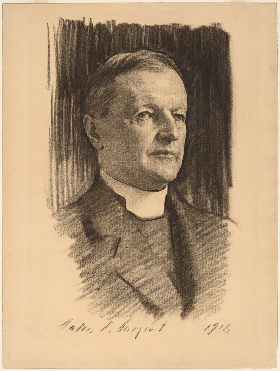 The Rt. Reverend William Lawrence, 1916. od John Singer Sargent