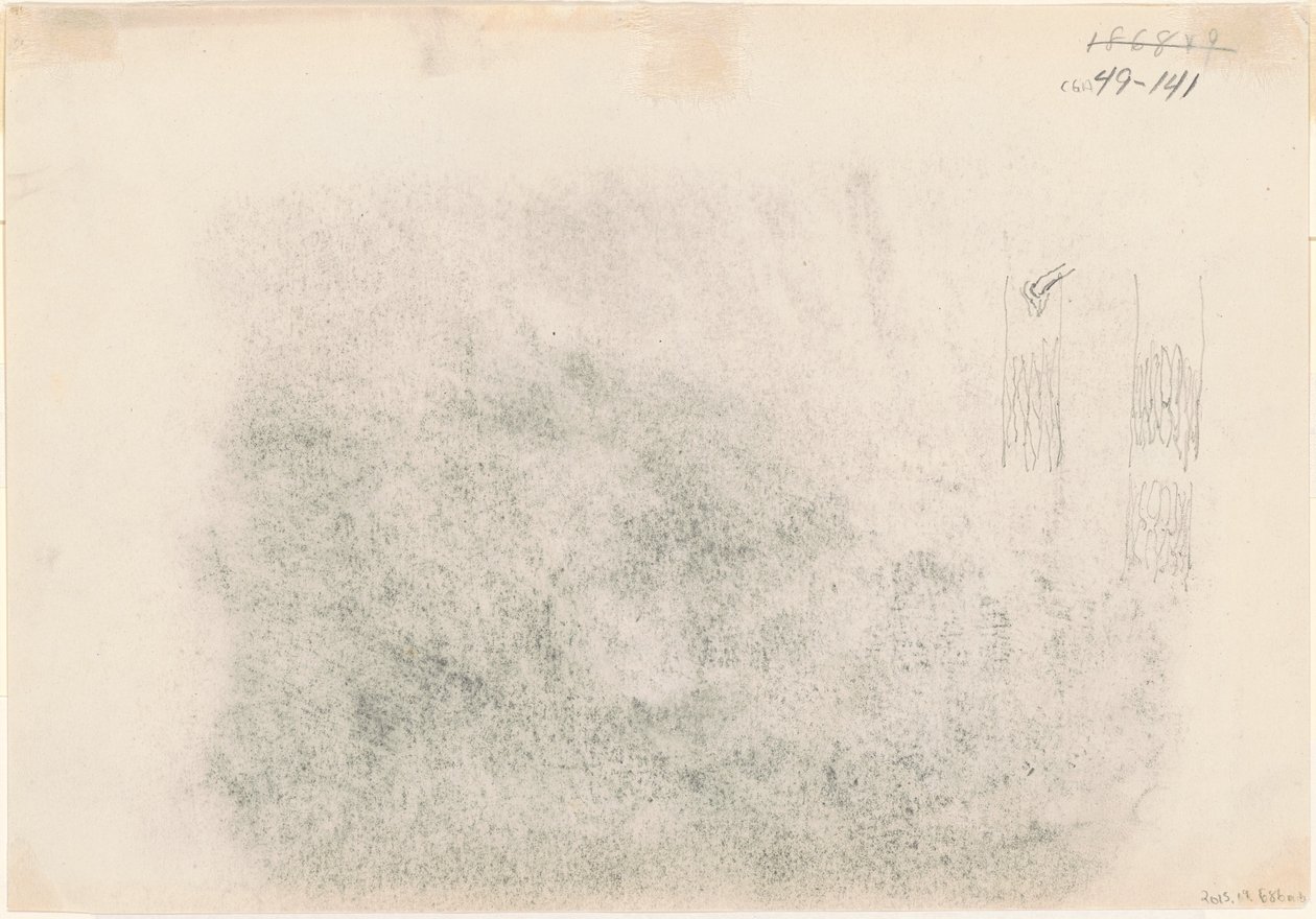 Kmeny stromů [verso], 1868-1869. od John Singer Sargent