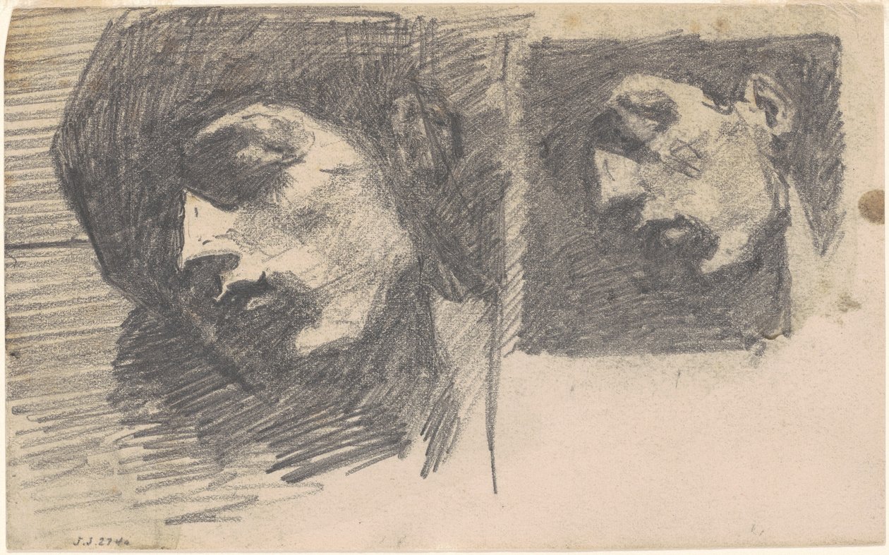 Dvě hlavy, 1875-1880. od John Singer Sargent