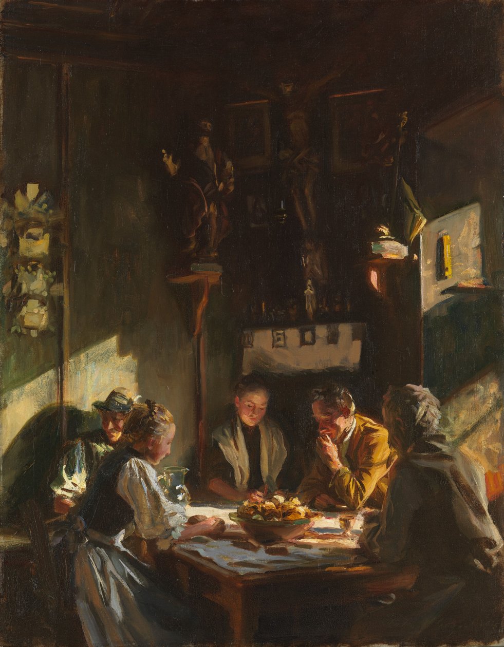 Tyrolský interiér, 1915 od John Singer Sargent