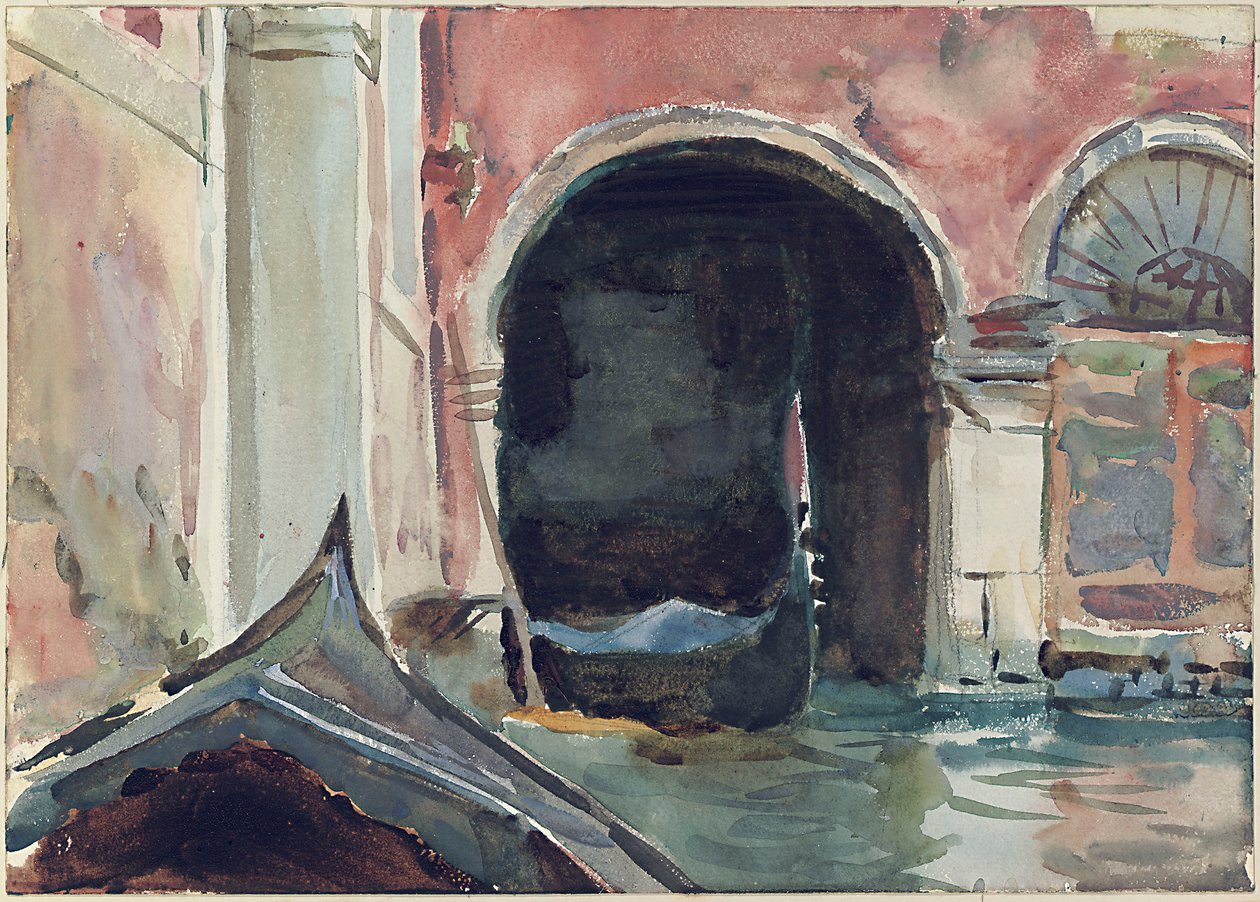 Benátský kanál od John Singer Sargent