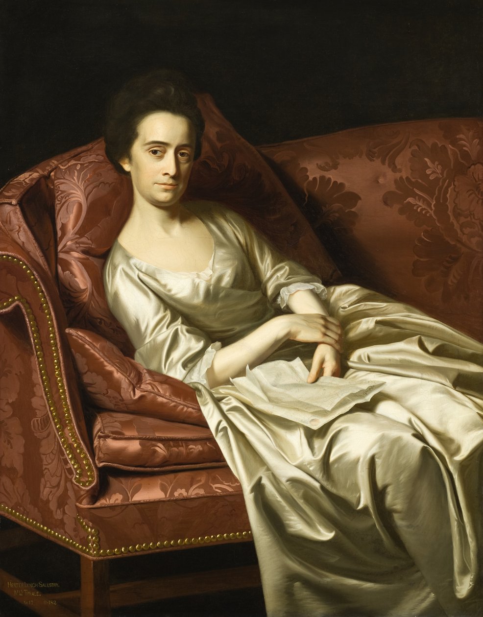 Portrét dámy od John Singleton Copley