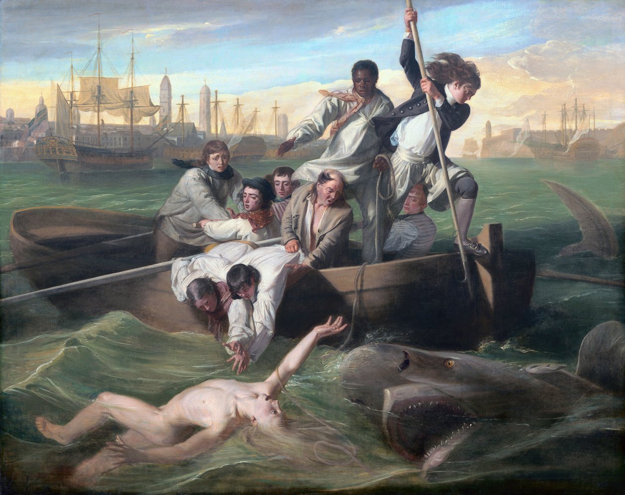 Watson a žralok od John Singleton Copley