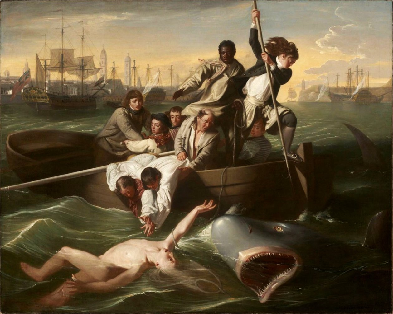 Watson a žralok od John Singleton Copley
