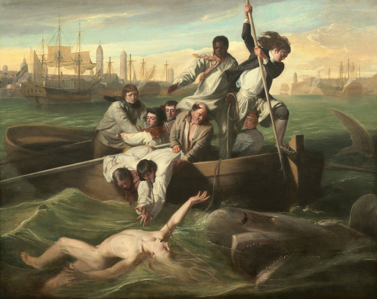Watson a žralok od John Singleton Copley