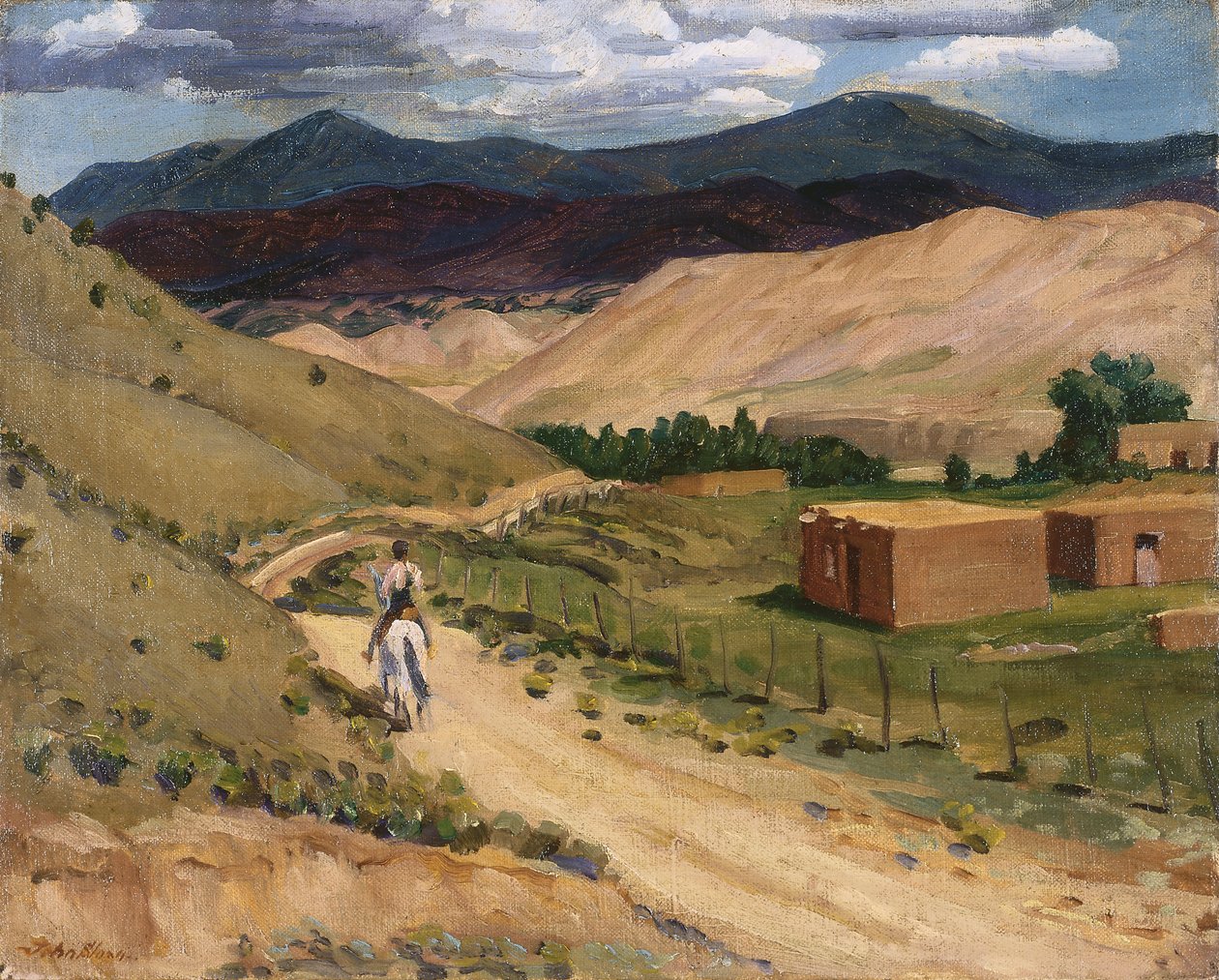 Silnice a Chimayo od John French Sloan