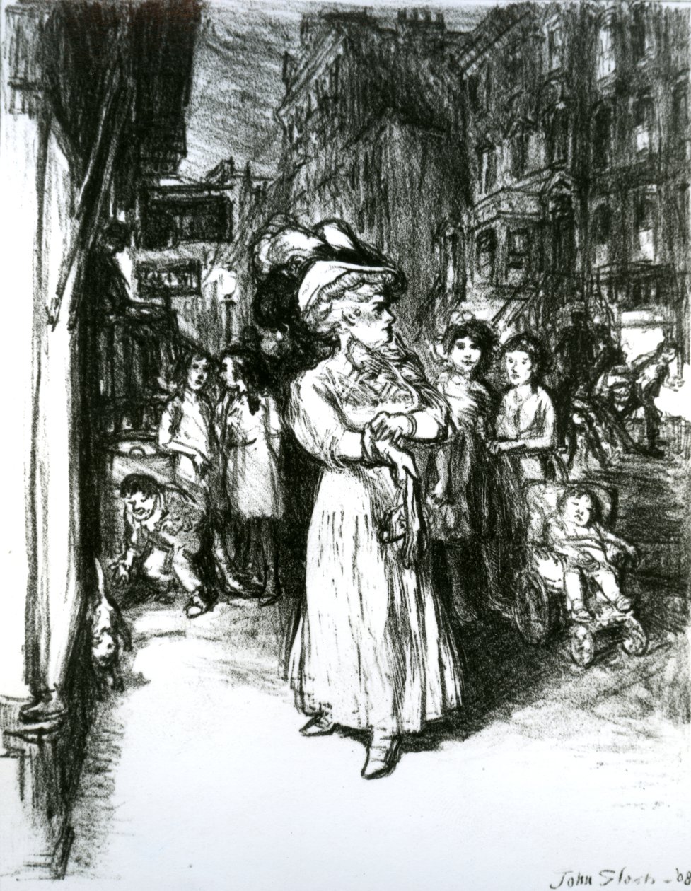 Sixth Avenue a 30th Street od John French Sloan