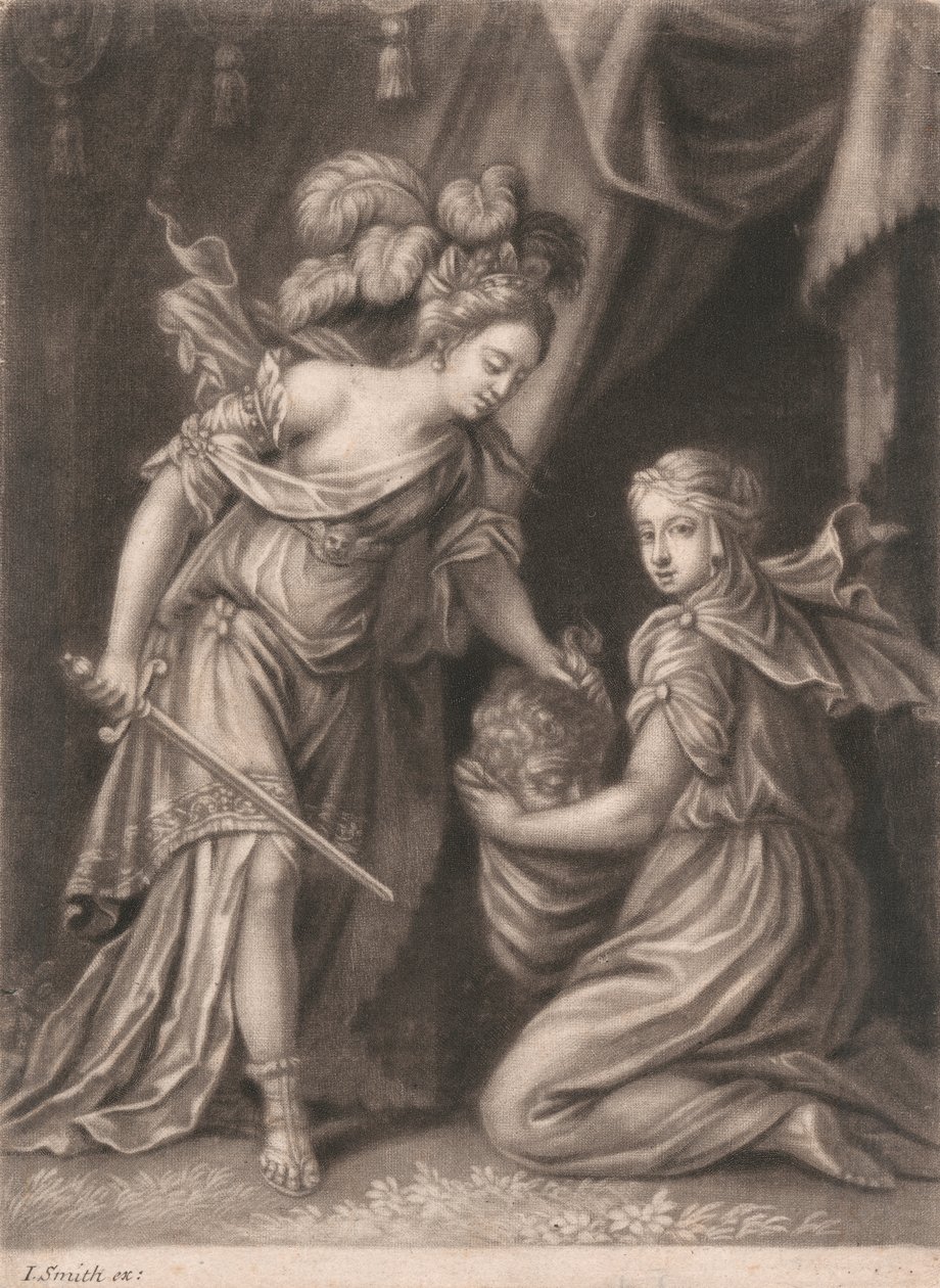 Judith s hlavou Holoferna od John Smith