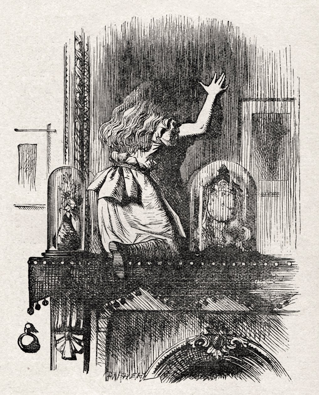 Alice přes zrcadlo od John Tenniel