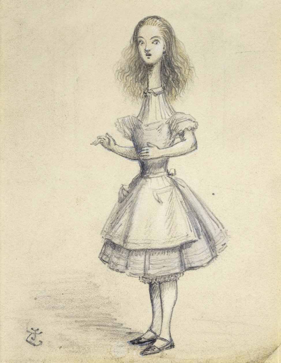 "Zvědavější a zvědavější" od John Tenniel
