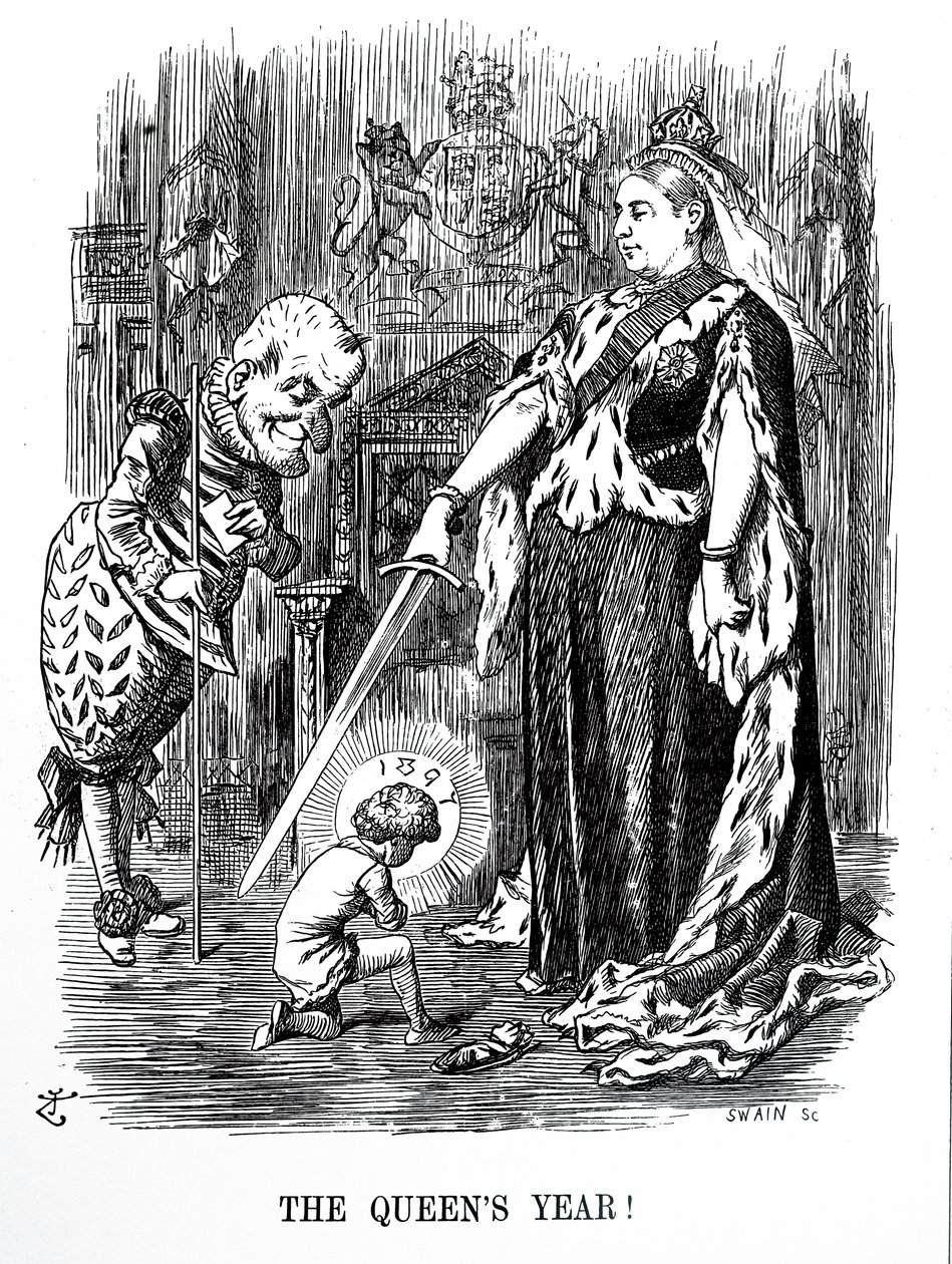 Diamantové jubileum královny Viktorie od John Tenniel