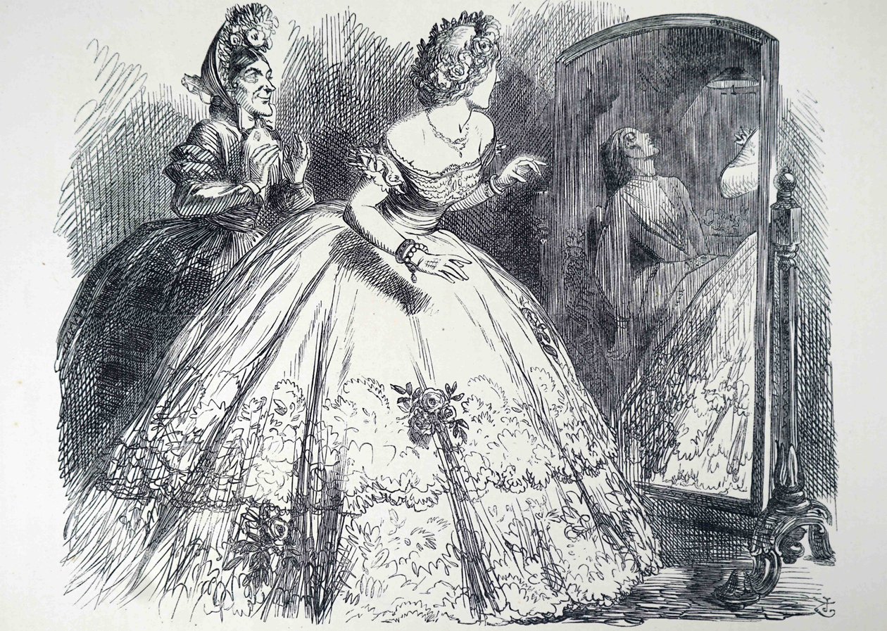 Strašidelná dáma. od John Tenniel
