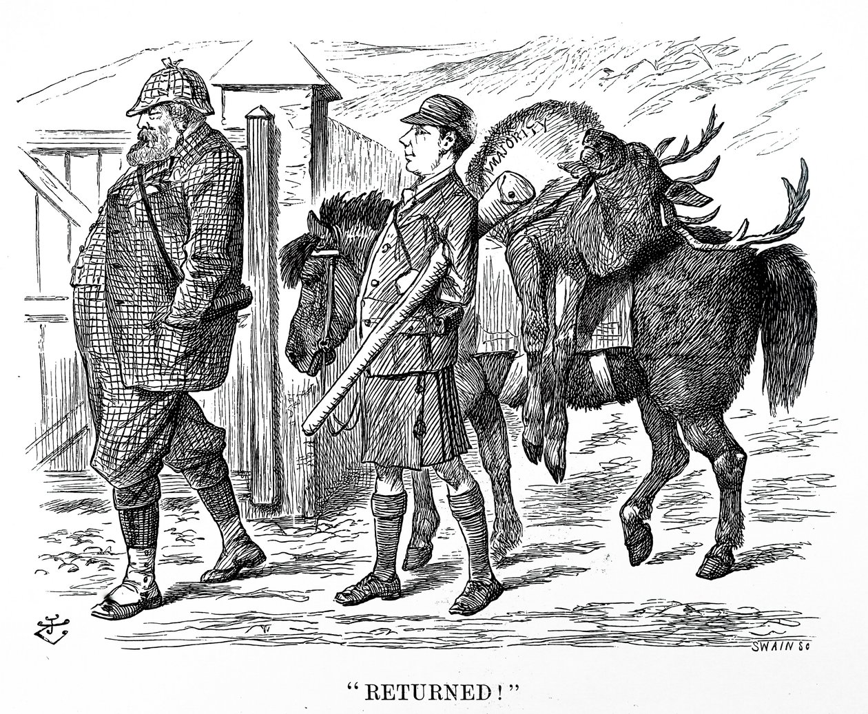 Khaki volby od John Tenniel
