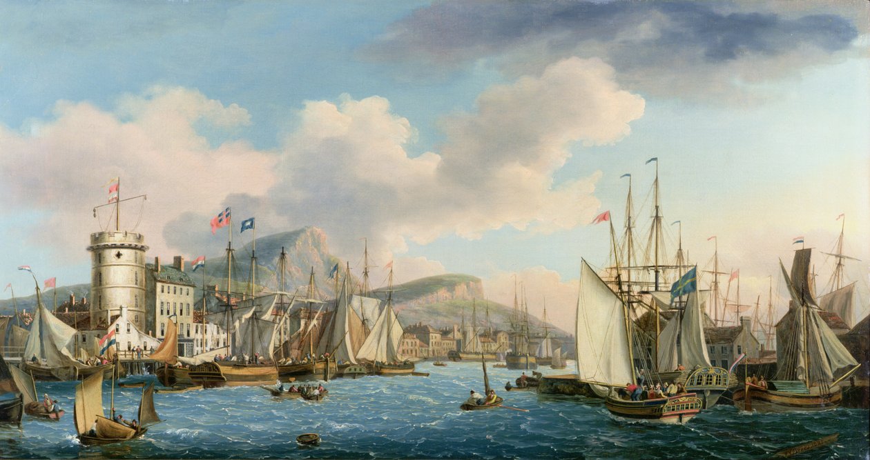 Leith Harbour, 1825 od John Thomas Serres
