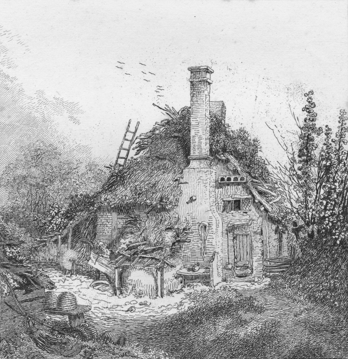 On Merrow Common, Surrey, 1797 od John Thomas Smith
