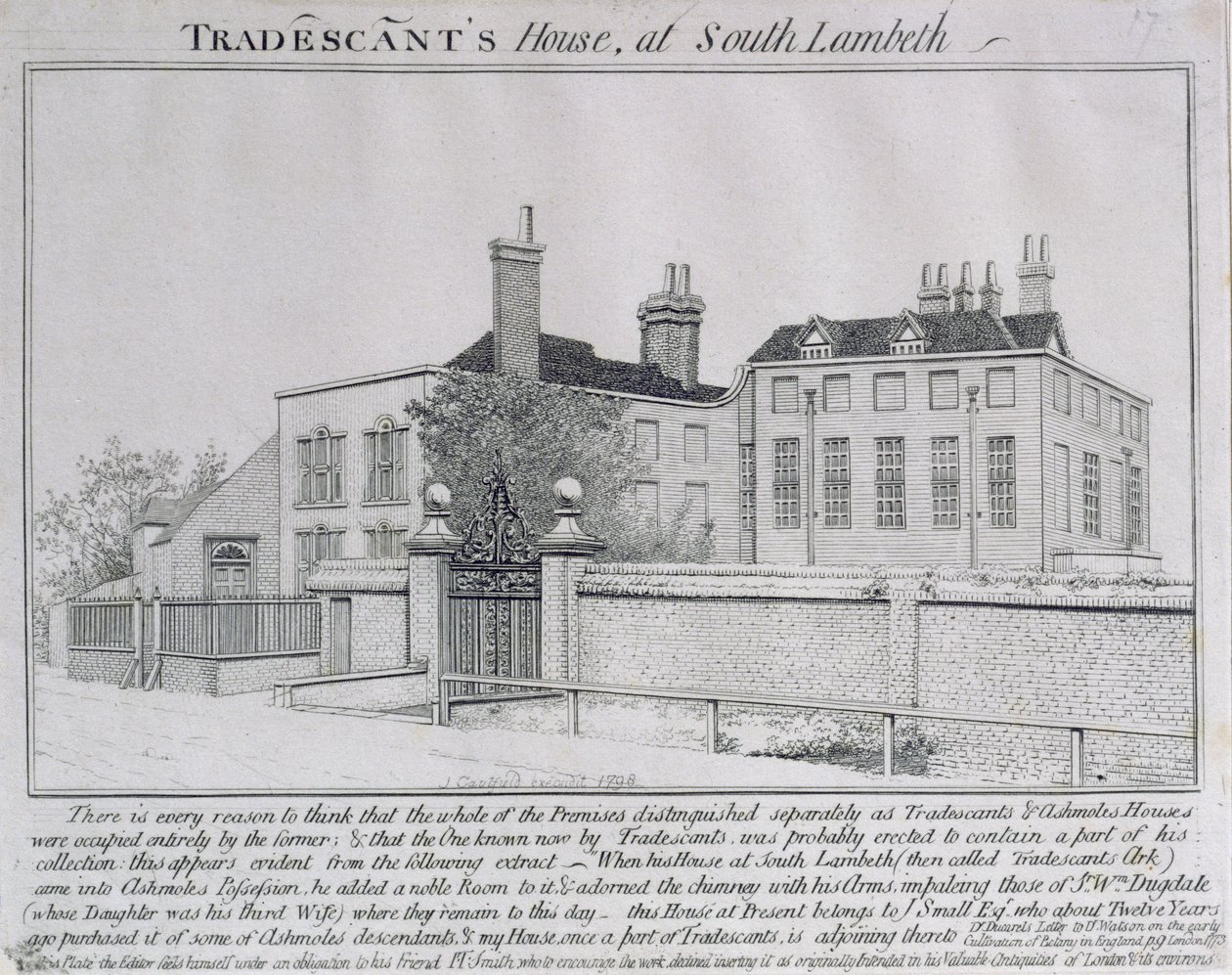 Pohled na Turret House, Lambeth, 1798 od John Thomas Smith