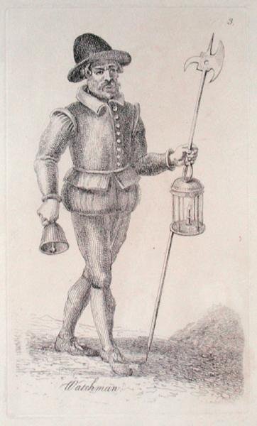 Watchman from c.1680 (lept) od John Thomas Smith