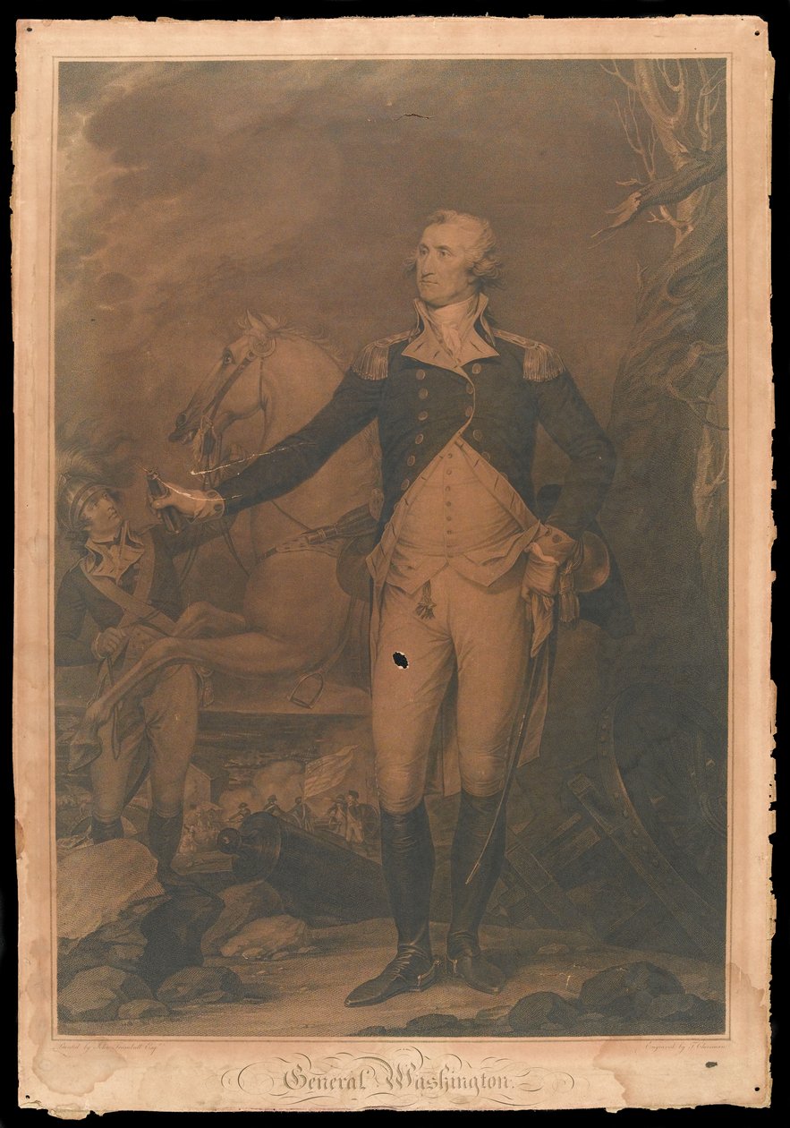 Generál Washington, circa 1780 od John Trumbull