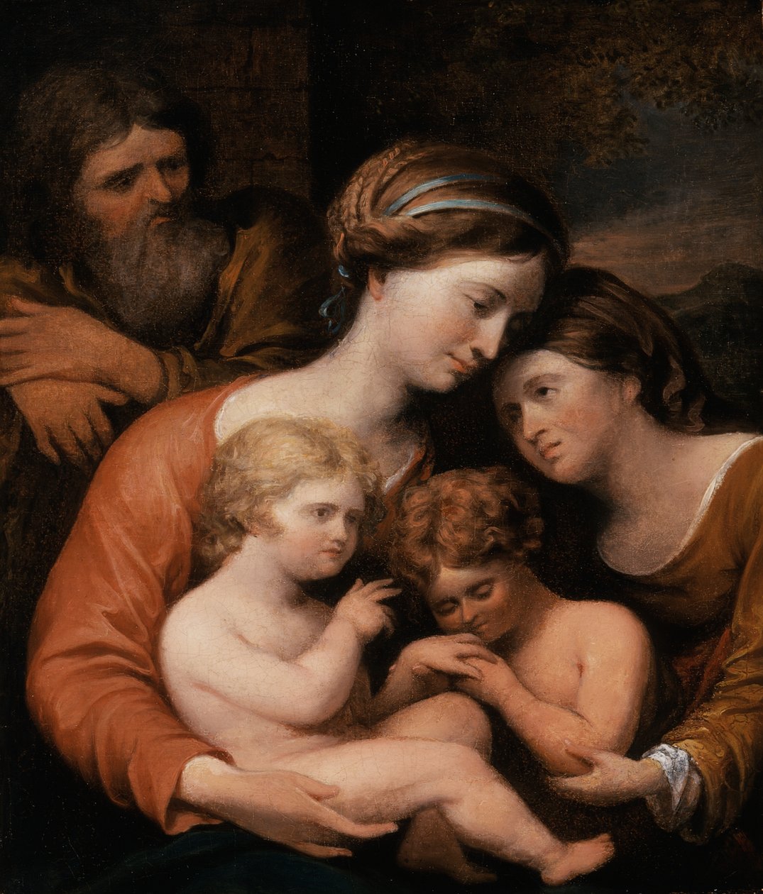 Svatá rodina, 1826-8 od John Trumbull
