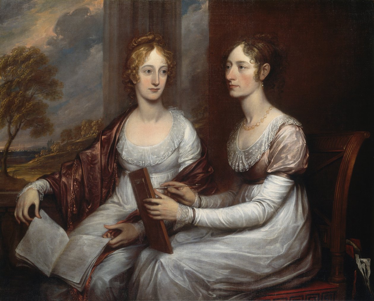 Slečny Mary a Hannah Murray, 1806. od John Trumbull