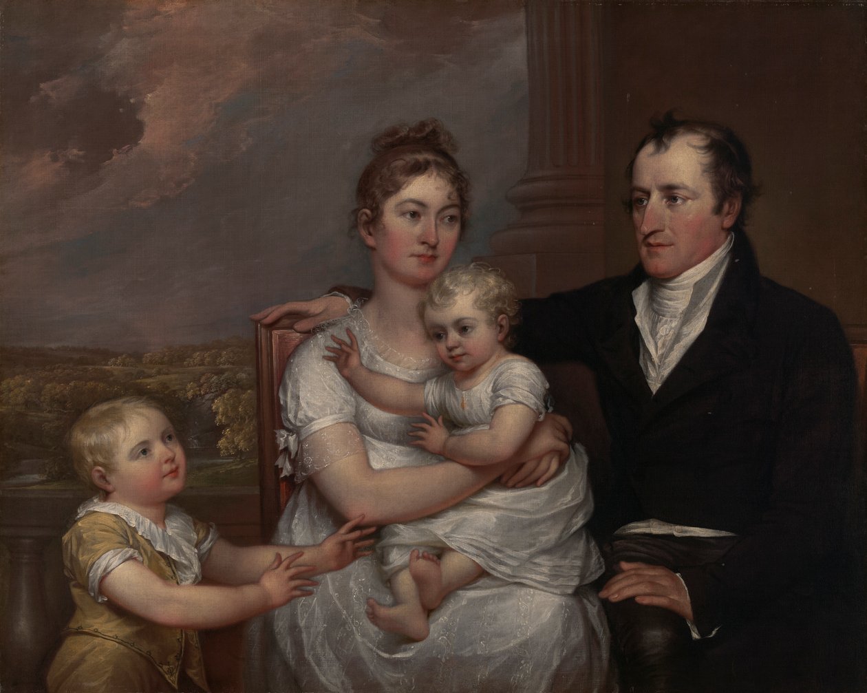 Rodina Vernetů od John Trumbull