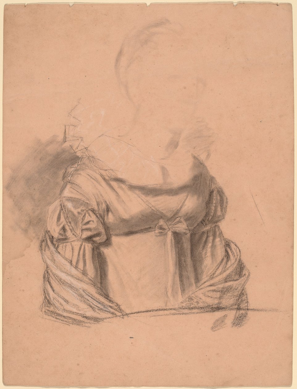 Studie ženských šatů od John Vanderlyn