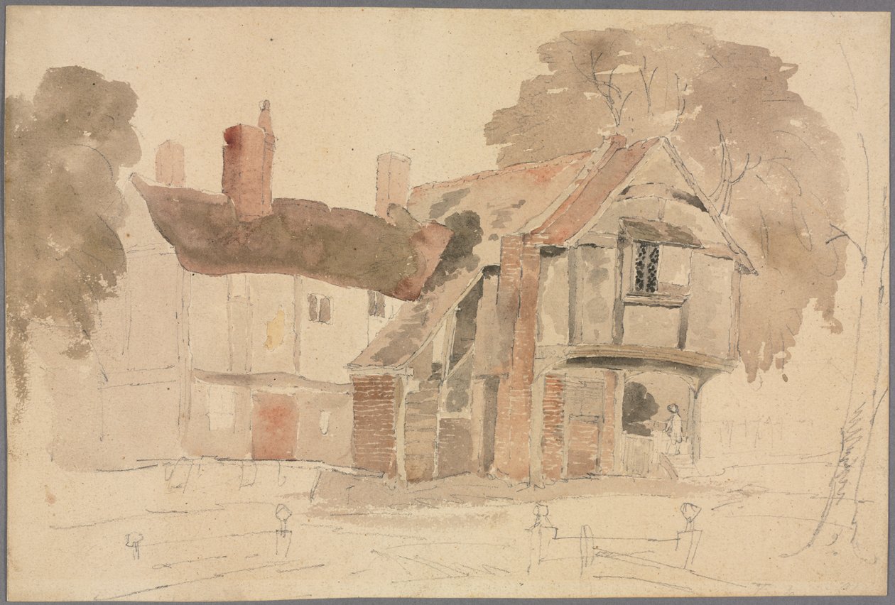 Bray Church Yard, 1807. od John Varley