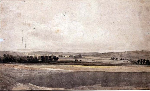 Poblíž Handborough, Oxon od John Varley