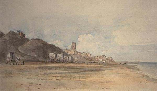 Pláž v Cromer, Norfolk od John Varley