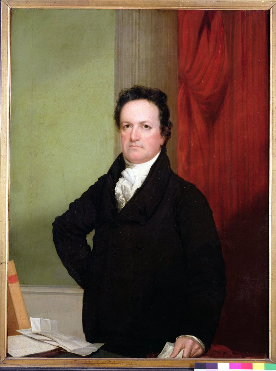 De Witt Clinton (1769-1828) kolem roku 1816 od John Wesley Jarvis