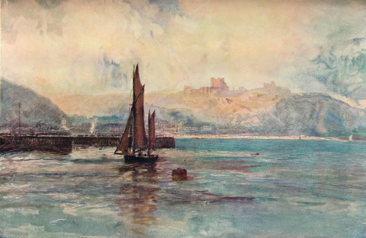 Dover-Evening, c1895 od John William Buxton Knight