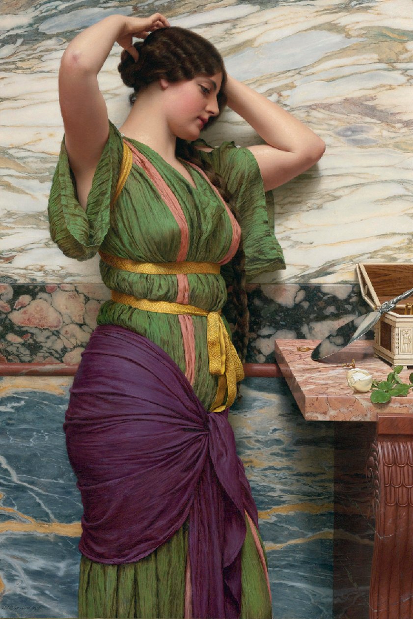 Spravedlivá reflexe, 1915 od John William Godward