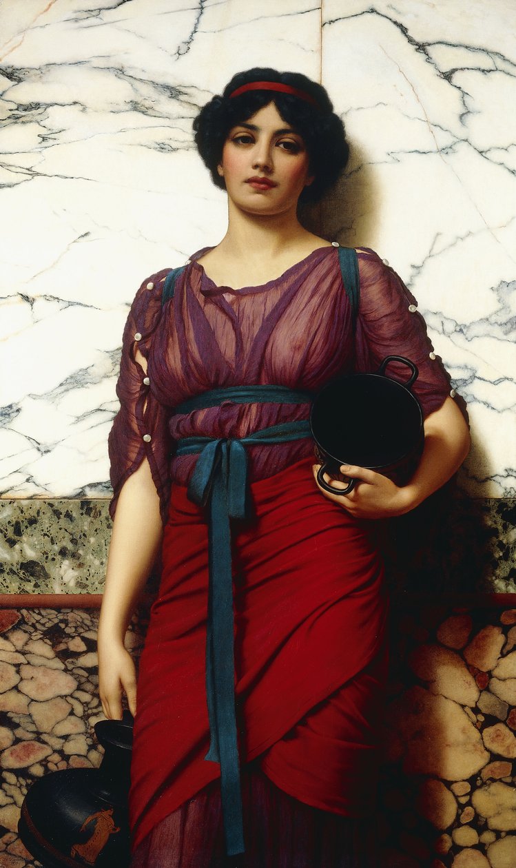 Řecká idyla, 1907 od John William Godward