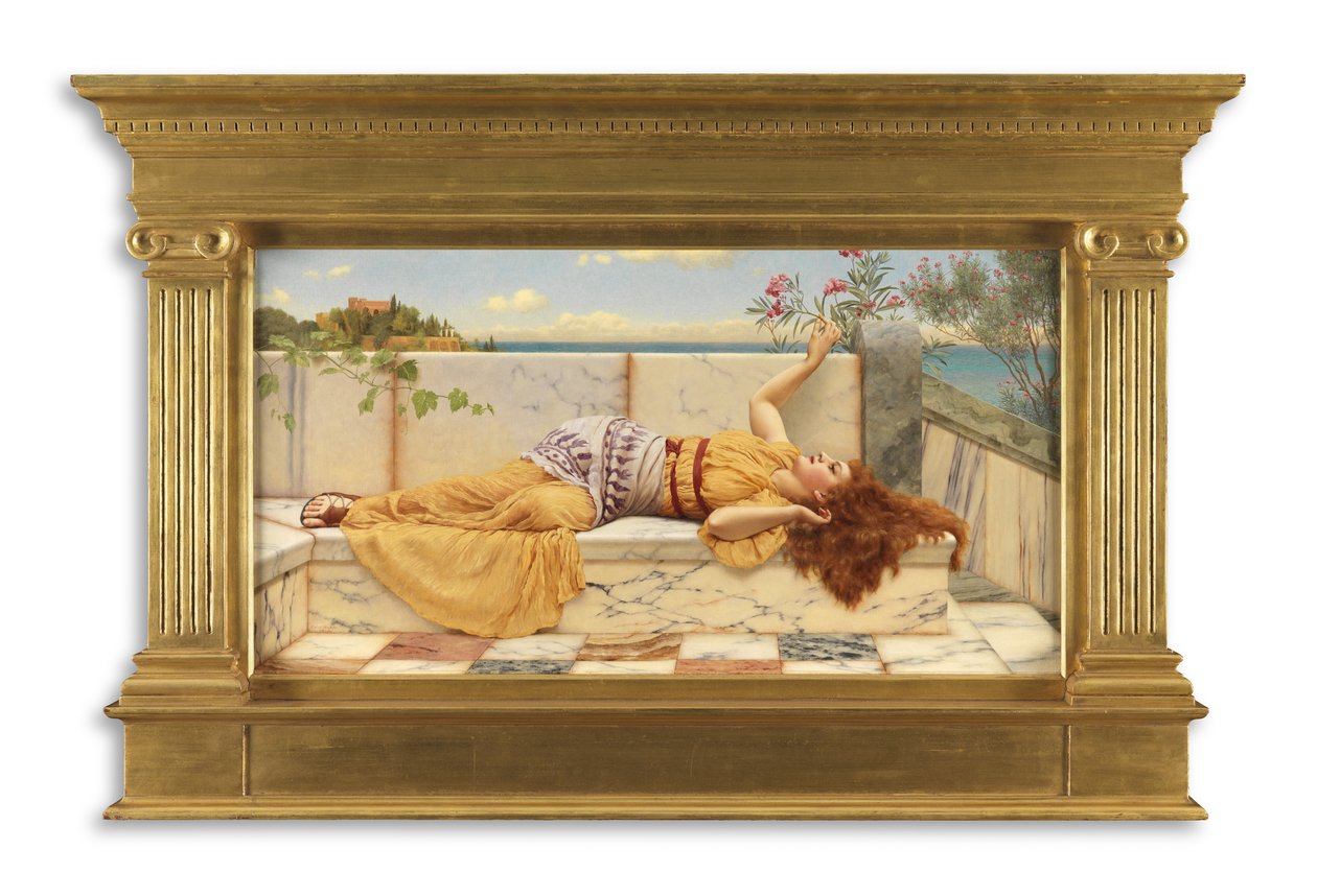 Šťastné probuzení, 1903 od John William Godward
