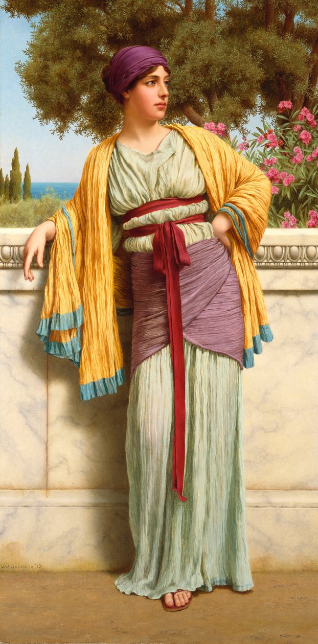 Cestilia, 1919 od John William Godward