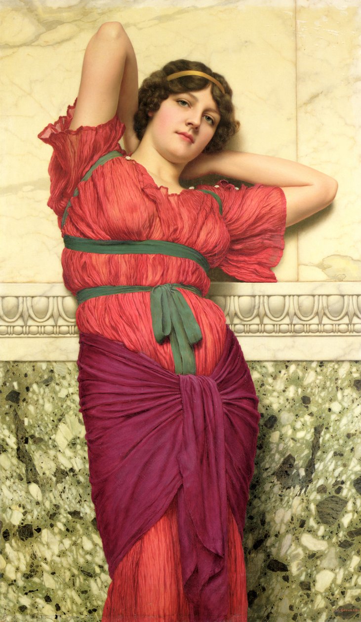 Kontemplace od John William Godward