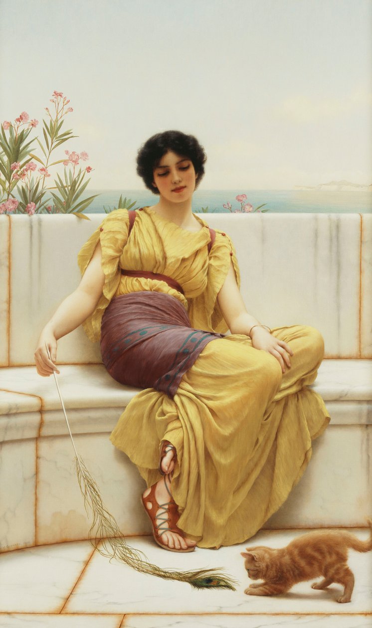 Nečinnost, 1900 od John William Godward