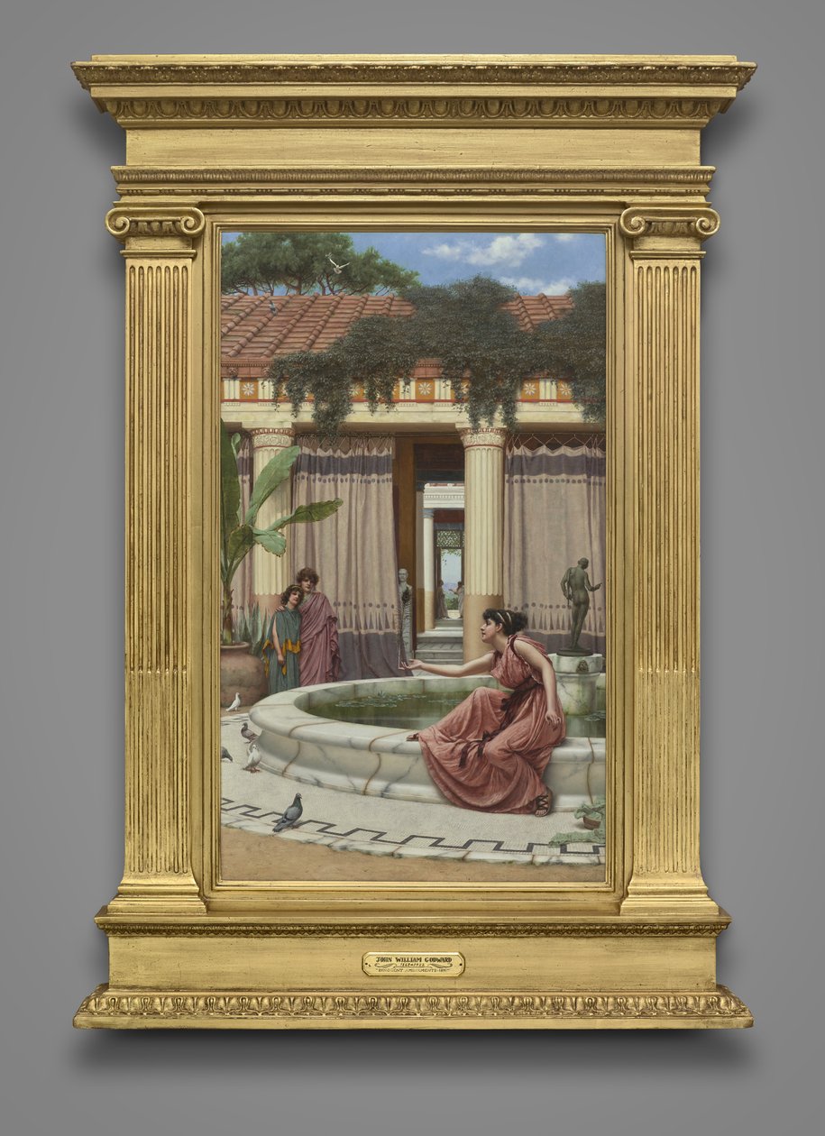 Nevinná zábava, 1891 od John William Godward
