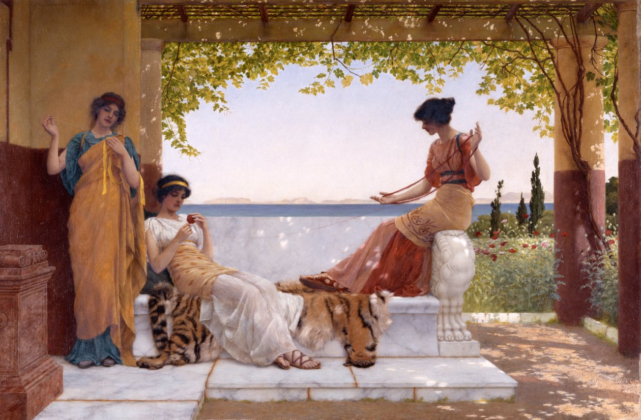 Na Balkonu od John William Godward
