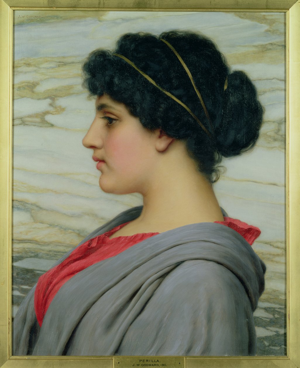 Perilla, 1911 od John William Godward