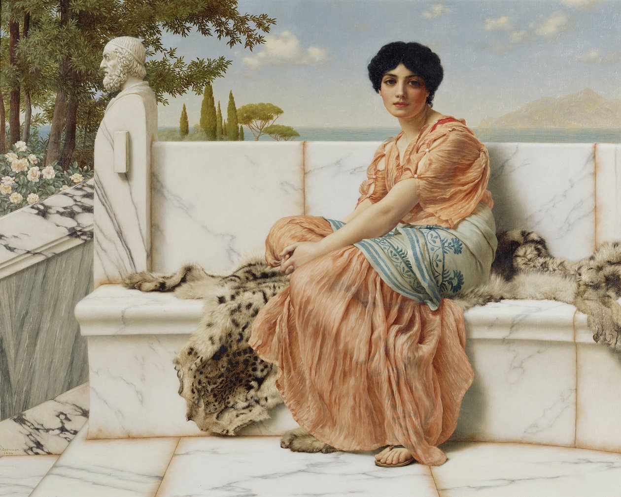 Snění od John William Godward