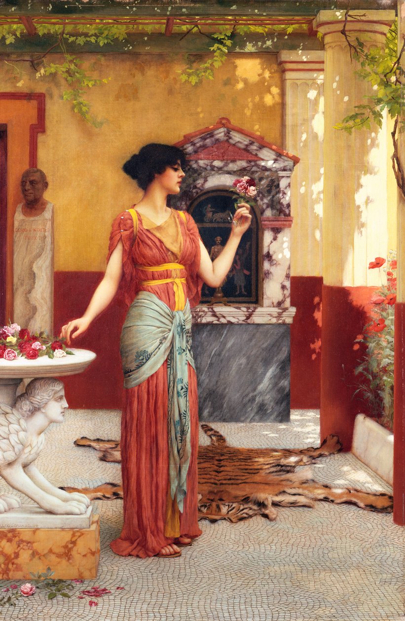 Kytice, 1899 od John William Godward