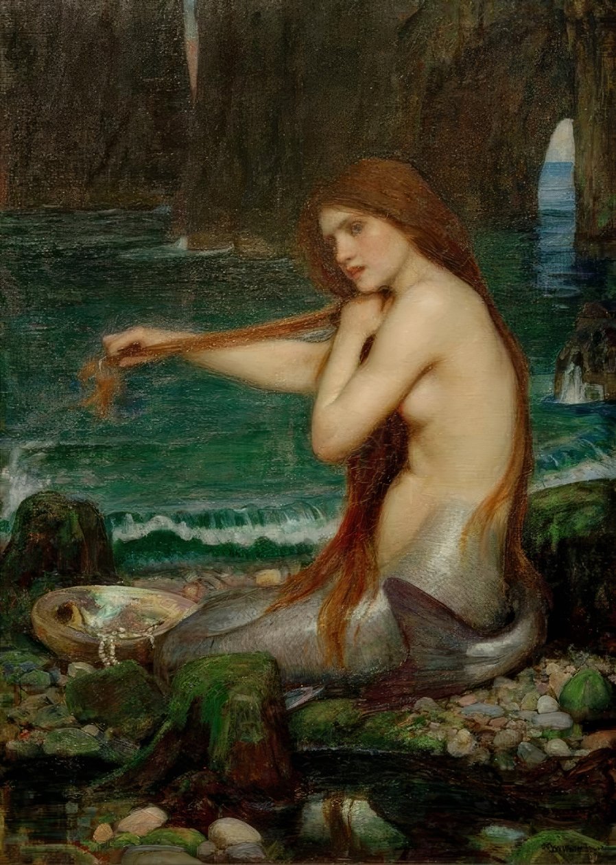 Mořská panna od John William Waterhouse
