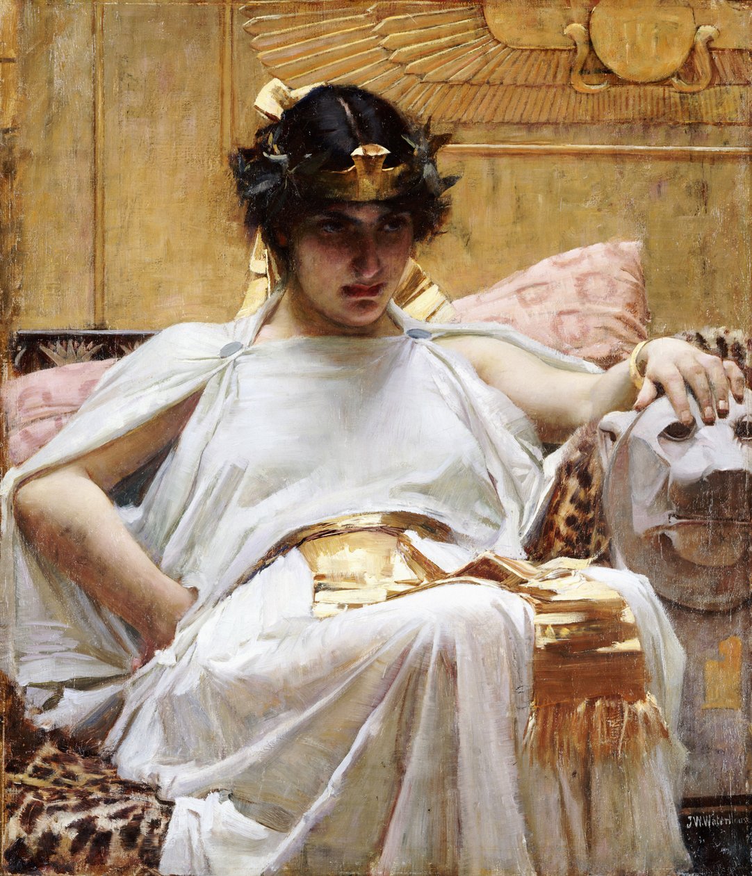Kleopatra, kolem roku 1887 od John William Waterhouse