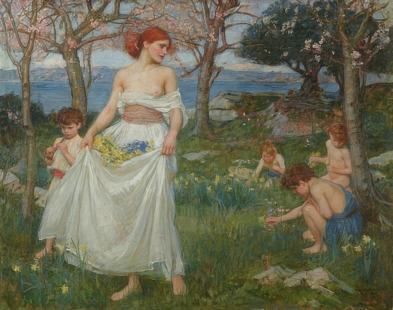 Jarní píseň. 1913 od John William Waterhouse