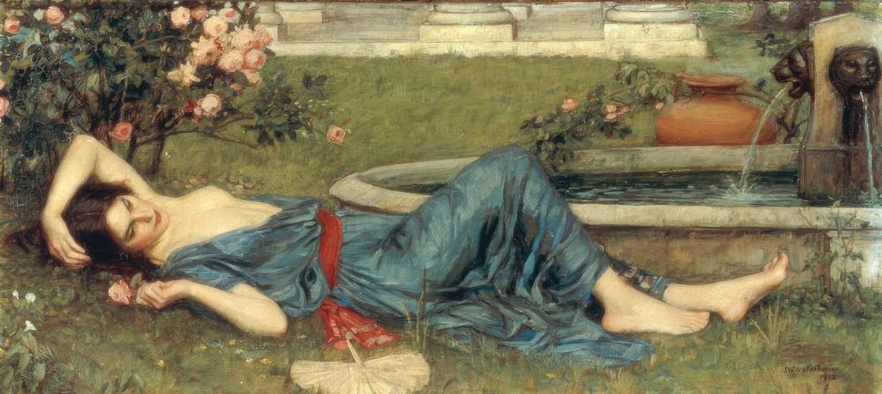 Sladké léto od John William Waterhouse
