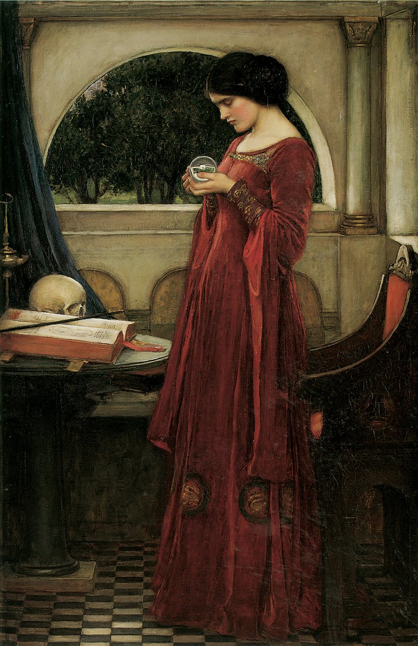 Křišťálová koule od John William Waterhouse