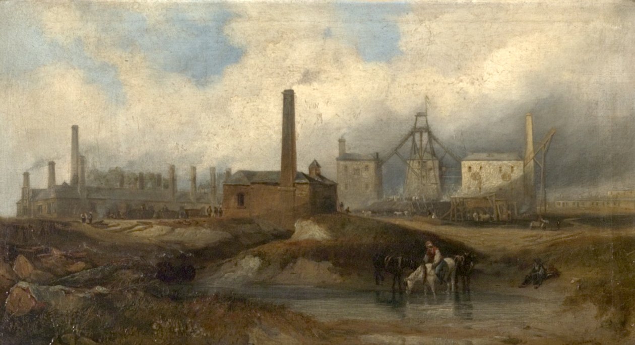 Průmyslová scéna, 1833 od John Wilson Carmichael