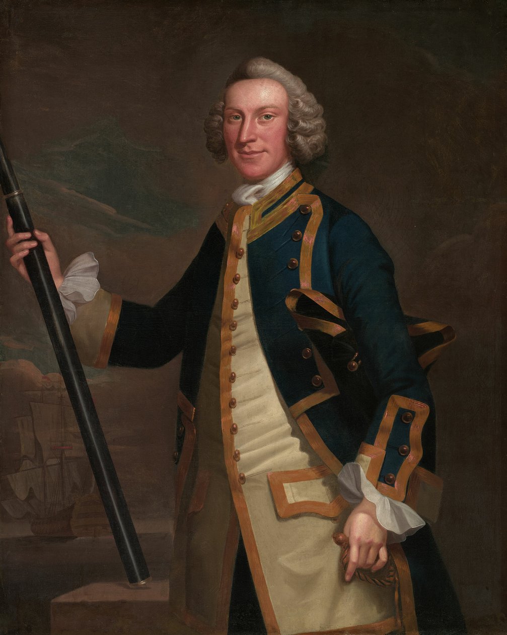 Portrét námořního důstojníka, 174958. od John Wollaston